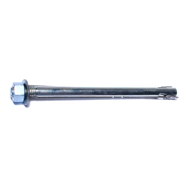 Midwest Fastener Wedge Anchor, 3/8" Dia., 6" L, Steel Zinc Plated, 50 PK 07545 - main